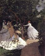 Claude Monet Femmes an Fardin France oil painting artist